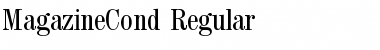 MagazineCond Regular Font