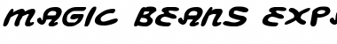 Magic Beans Expanded Italic Font