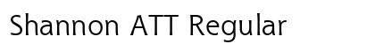 Shannon ATT Regular preview