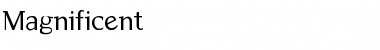 Download Magnificent Font Download Magnificent Font