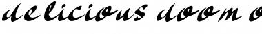 Delicious Doom Font