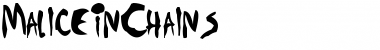 MaliceInChains Font