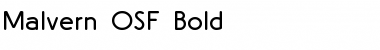 Malvern OSF Font