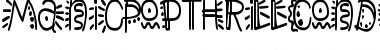 ManicPopThrillCondensed Regular Font