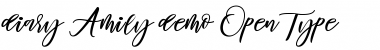 Diary Amily Font