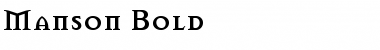 Download Manson Font Download Manson Font