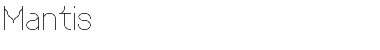 Download Mantis Font Download Mantis Font