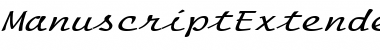 ManuscriptExtended Font