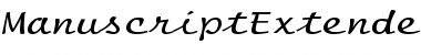 ManuscriptExtended Font