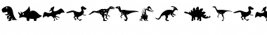 Dinosaur Icons Font