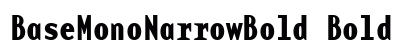 BaseMonoNarrowBold Bold preview