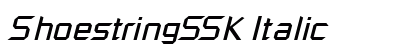 ShoestringSSK Italic Preview