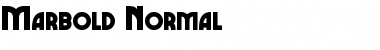 Marbold Font