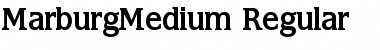 MarburgMedium Font