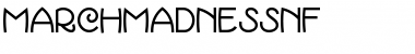 MarchMadnessNF Font