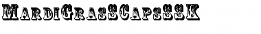 MardiGrasSCapsSSK Regular Font