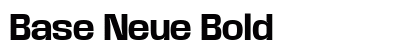 Base Neue Bold preview