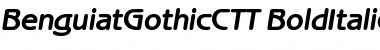 BenguiatGothicCTT Font