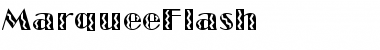 MarqueeFlash Regular Font