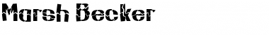 Marsh Becker Font