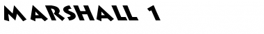 Download Marshall 1 Font Download Marshall 1 Font
