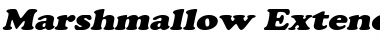 MarshmallowExtended Italic Font