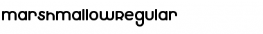 MarshmallowRegular Regular Font