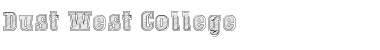 Dust West College Font