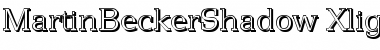 Download MartinBeckerShadow-Xlight Font Download MartinBeckerShadow-Xlight Font