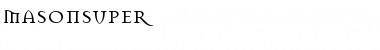 MasonSuper Roman Font MasonSuper Roman Font