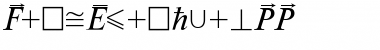 MathematicaBTT Font