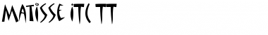 Download Matisse ITC TT Font Download Matisse ITC TT Font