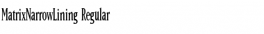 Download MatrixNarrowLining Font Download MatrixNarrowLining Font