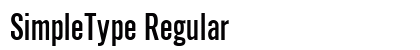 SimpleType Regular preview