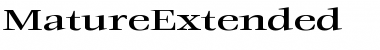MatureExtended Font