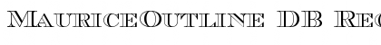 MauriceOutline DB Font