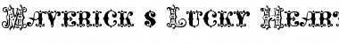 Maverick's Lucky Hearts Font