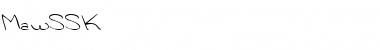 MawSSK Font