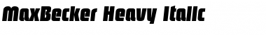 Download MaxBecker-Heavy Font Download MaxBecker-Heavy Font