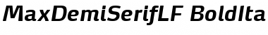Download MaxDemiSerifLF-BoldItalic Font Download MaxDemiSerifLF-BoldItalic Font