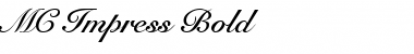 Download MC Impress Font Download MC Impress Font