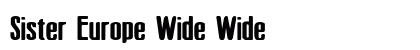 Sister Europe Wide Wide preview
