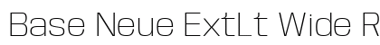 Base Neue ExtLt Wide Regular preview