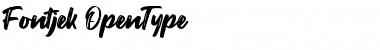 Fontjek Font