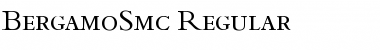 BergamoSmc Regular Font