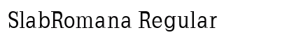 SlabRomana Regular preview
