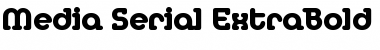 Media-Serial-ExtraBold Regular Font Media-Serial-ExtraBold Regular Font