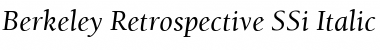 Download Berkeley Retrospective SSi Font