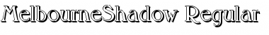 MelbourneShadow Regular Font