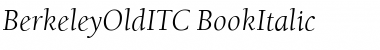 BerkeleyOldITC Font